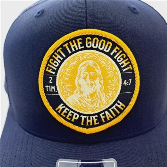 Faith Blessed Christian Jesus Richardson 112 Patch Trucker Cap Hat Mesh Religiou main image 4